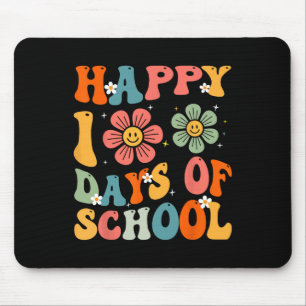 Groovy Happy 100th Day Student Cute Kids 100 Days Mouse Pad