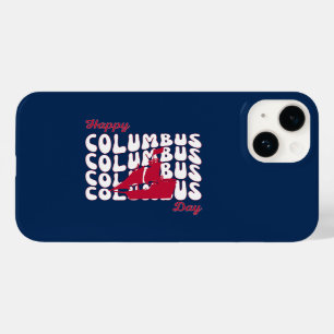 Groovy Happy Christopher Columbus Day 2023 Case-Mate iPhone 14 Case