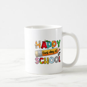 Groovy Happy First Day Of School Back To School St Coffee Mug