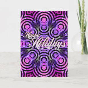 Groovy Happy Holidays Card