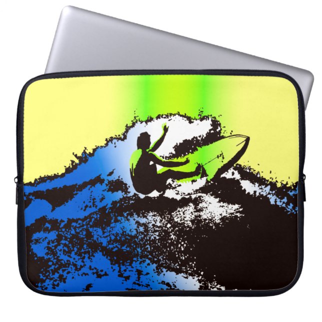 Groovy Hawaiian Surfer 1960's Retro Wetsuit Bag (Front)