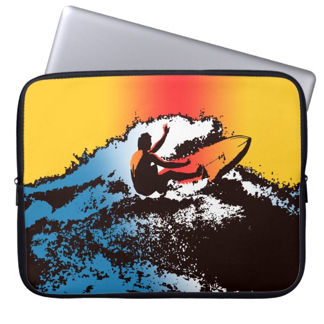 Groovy Hawaiian Surfer 1960's Retro Wetsuit Bag (Front)