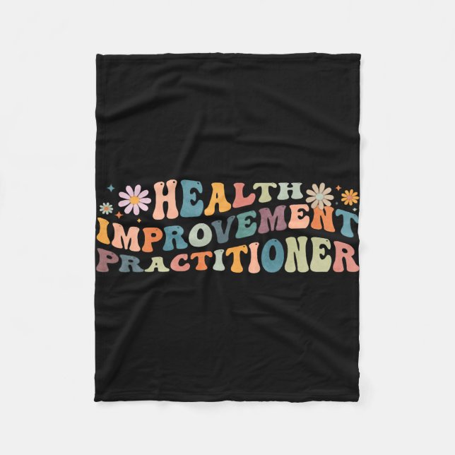 Groovy Health Improvement Practitioner Fleece Blanket (Front)