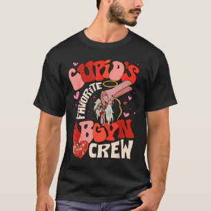 Groovy Heart Disco Cupids Favourite Obgyn Crew Val T-Shirt