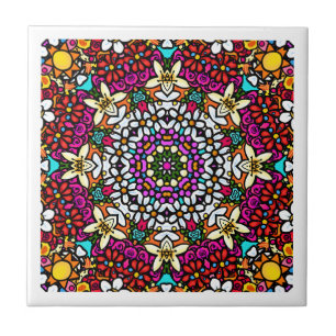 Groovy Heavenly Flower Power Trivet