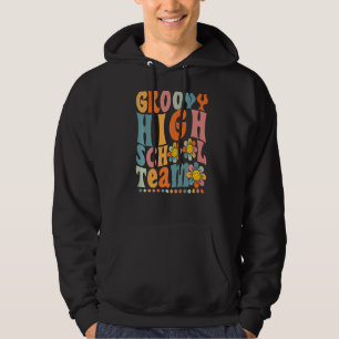 Groovy High school Team Colourful Daisy back To sc Hoodie
