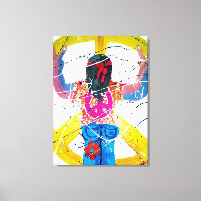 Groovy Hippie Peace Sign (Front)