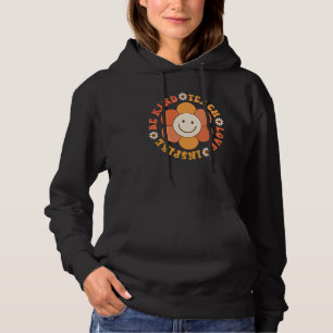 Groovy Hippy Teacher Be Kind Teach Love Inspire El Hoodie
