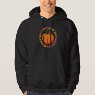 Groovy Hippy Teacher Thankful Grateful Blessed Fal Hoodie
