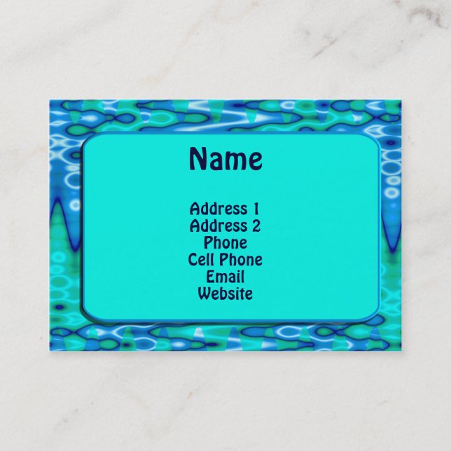 groovy horizon business card (Front)