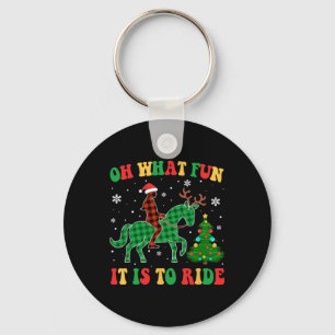 Groovy Horse Oh What Fun It Is To Ride Christmas X Keychain