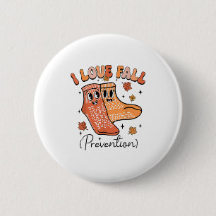 Groovy I Fall Prevention Fall Pt Physical Therapy  2 Inch Round Button