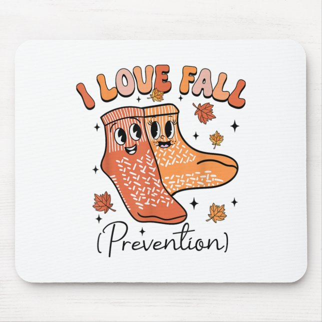 Groovy I Fall Prevention Fall Pt Physical Therapy  Mouse Pad (Front)