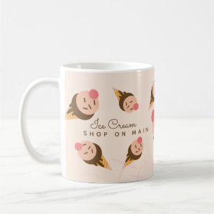 Groovy Ice Cream Cone Business Coffee Mug