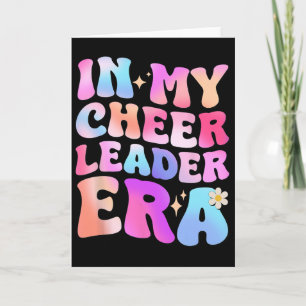 Groovy In My Cheer Leader Era Cheerleader Cheerlea Card