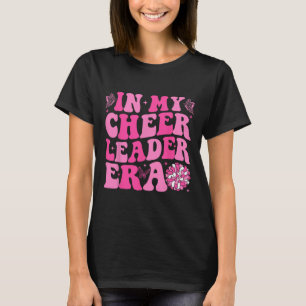 Groovy In My Cheer Leader Era Cheerleading Women G T-Shirt