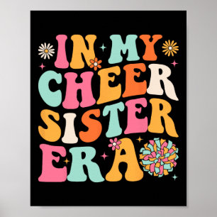 Groovy In My Cheer Sister Era Cheerleading _2  Poster