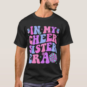 Groovy In My Cheer Sister Era Cheerleading T-Shirt