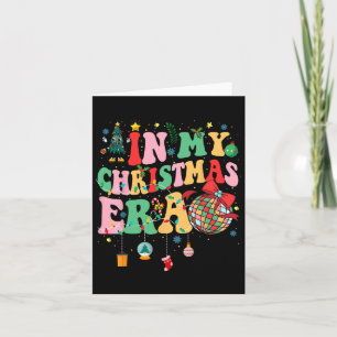 Groovy In My Christmas Era Family Matching Merry C Card