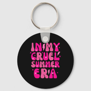 Groovy In My Cruel Summer Era Family Beach Vacatio Keychain