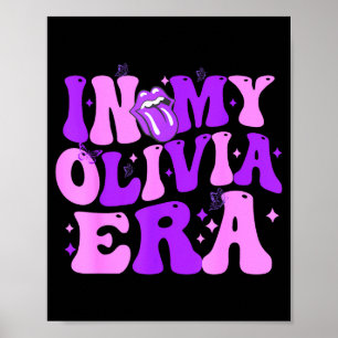 Groovy In My Olivia Era For Men Women Kids Funny S Poster