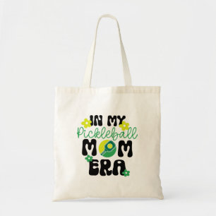 Groovy In My Pickleball Mom Era T-Shirt Tote Bag