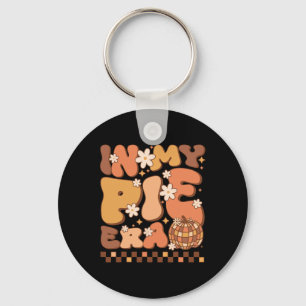 Groovy In My Pie Era Pumpkin Spice Fall Autumn Keychain