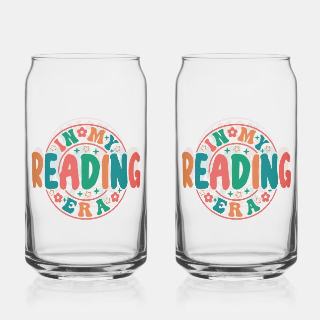Groovy "In My Reading Era" Wavy Font Graphic (Recto)
