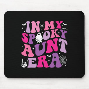 Groovy In My Spooky Aunt Era Hippie Halloween Aunt Mouse Pad