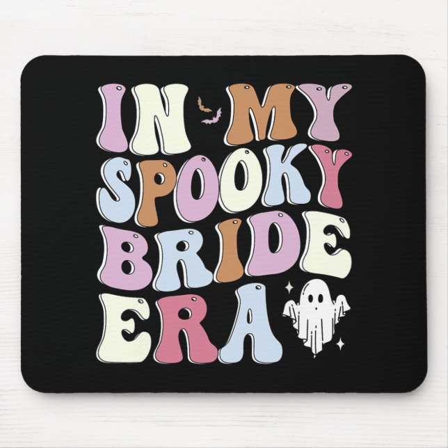 Groovy In My Spooky Bride Era  Mouse Pad (Front)
