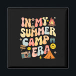 Groovy In My Summer Camp Era Camping Crew Last Day Magnet<br><div class="desc">Groovy In My Summer Camp Era Camping Crew Last Day Of School</div>