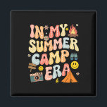 Groovy In My Summer Camp Era Camping Crew Last Day Magnet<br><div class="desc">Groovy In My Summer Camp Era Camping Crew Last Day Of School</div>