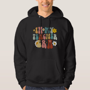 Groovy In My Teacher Era Back to School Teacher  Hoodie