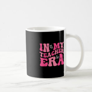 Groovy In My Teacher Era First Day Of School Back  Coffee Mug