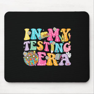 Groovy In My Testing Era Testing Day Teacher Boy G Mouse Pad