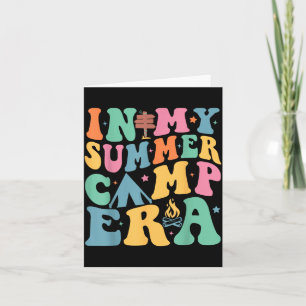 Groovy In Summer Camp Era Camper Group Matching Card