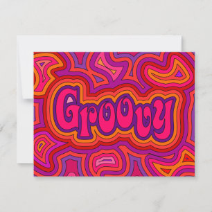 Groovy Invitation/Annoucement Invitation