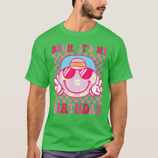 Groovy Its My Birthday Womeneens Girls Bday Party T-Shirt
