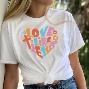 Groovy jesus Shirt, Love like jesus T-Shirt