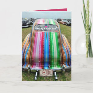 Groovy Kinda Love Greeting Card