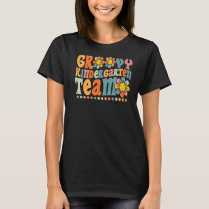 Groovy Kindergarten Team Colourful Daisy back To s T-Shirt