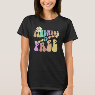 Groovy KINDNESS IS FREE Retro Stop Bullying Choose T-Shirt