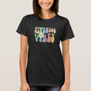 Groovy KINDNESS VIBES Choose Retro Be Kind Anti Bu T-Shirt
