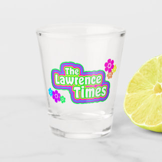 Groovy Lawrence Times Shot Glass