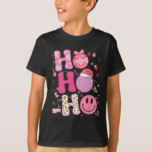 Groovy Leopard Disco Christmas Xmas Santa Womens G T-Shirt