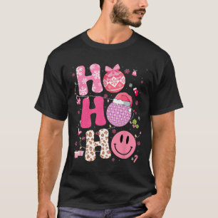 Groovy Leopard Disco Christmas Xmas Santa Womens G T-Shirt