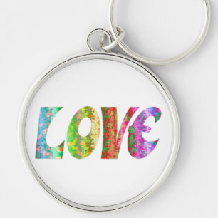 GROOVY LOVE KEYCHAIN
