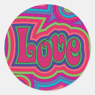 Groovy Love Sticker