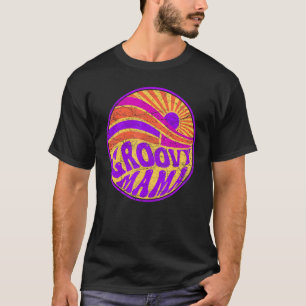 Groovy Mama 70s Aesthetic Nostalgia 1970's Retro M T-Shirt