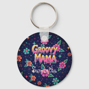 Groovy Mama Keychain